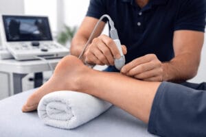 Electrólisis percutánea EPTE ecoguiada en tendinopatía del tendón de Aquiles