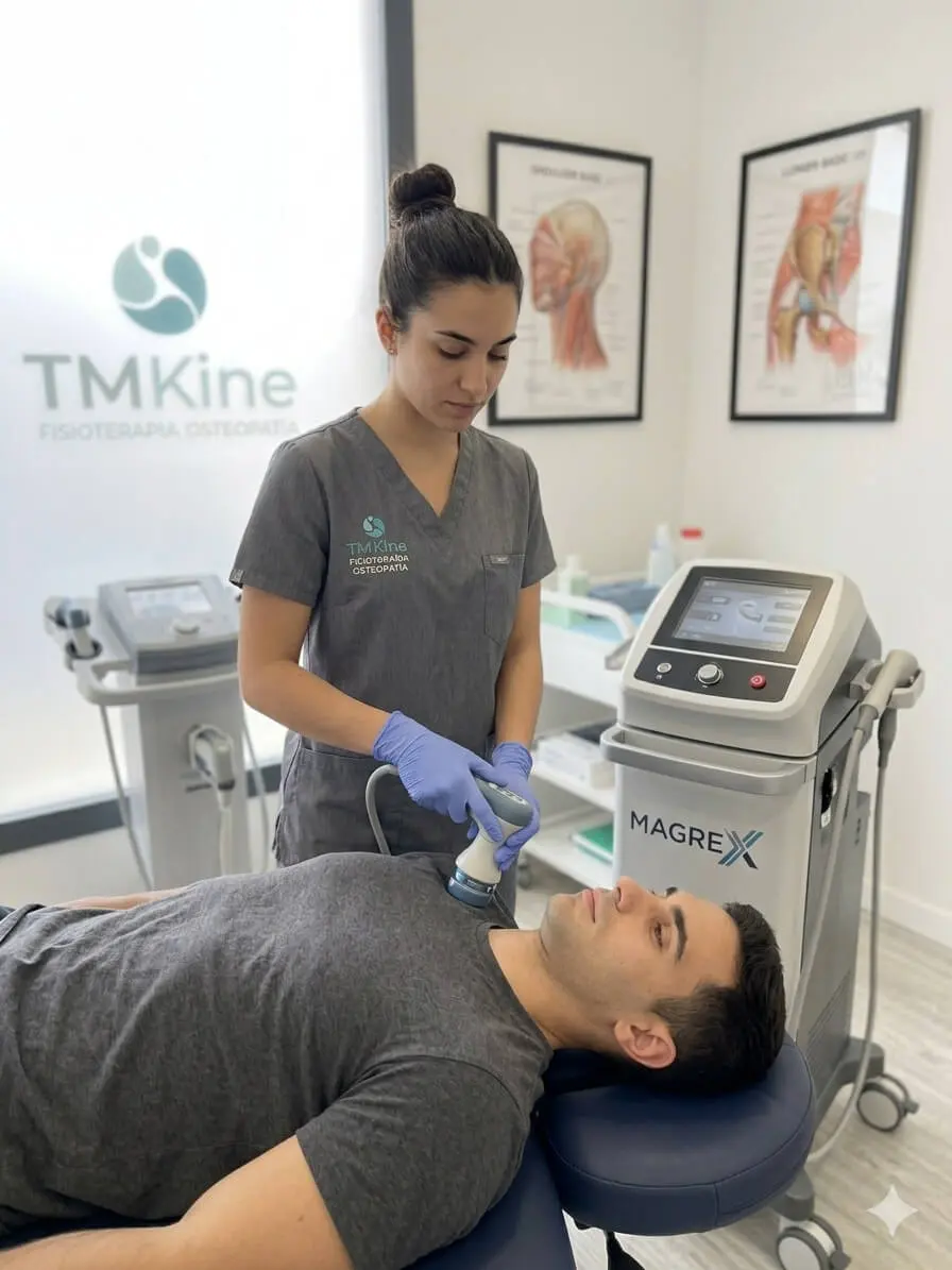 Tratamiento avanzado de hombro Tratamiento de fisioterapia para dolor manguito rotador en TMKine