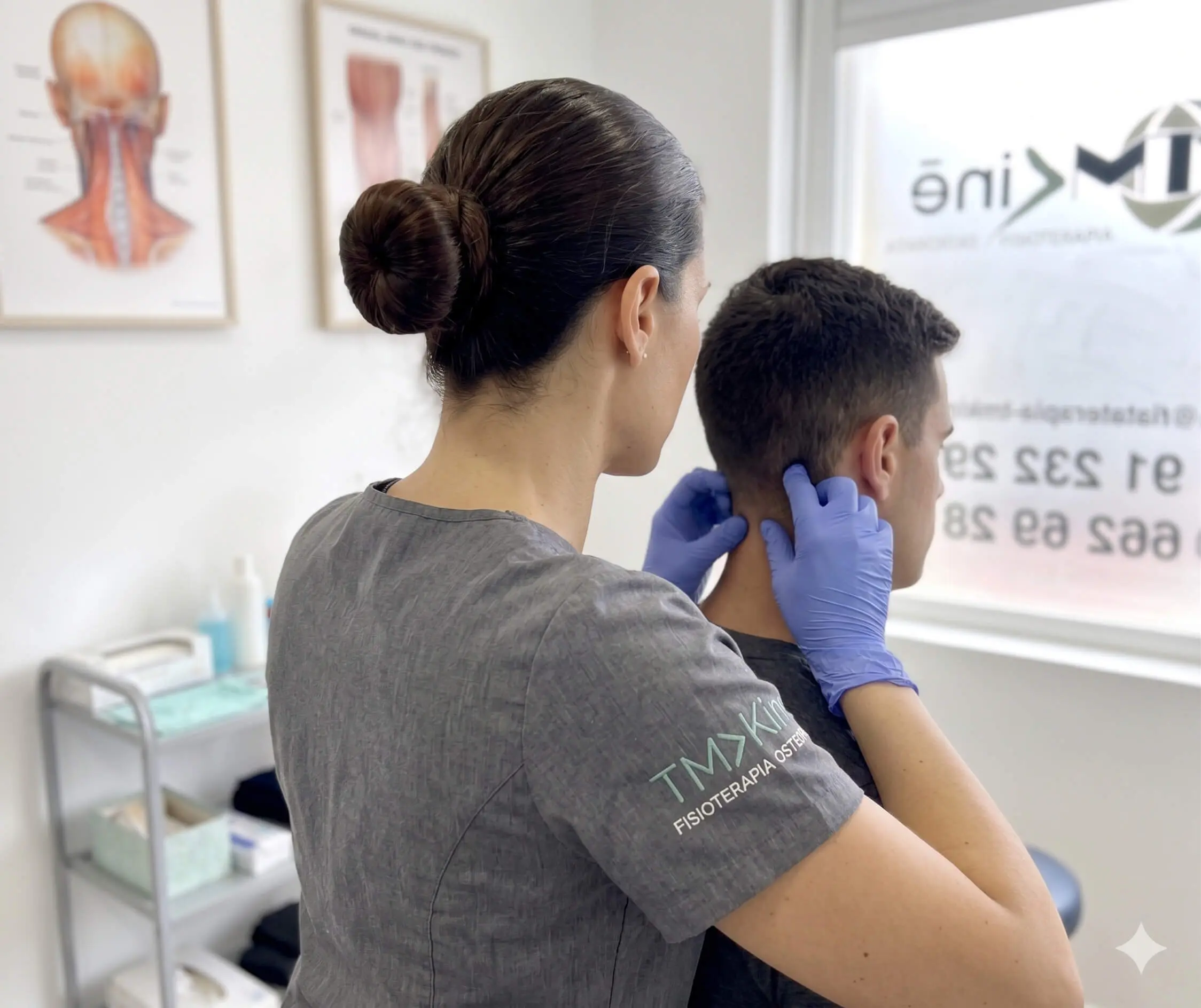 Tratamiento cervical avanzado Tratamiento de fisioterapia para aliviar mareos cervicales y tensión muscular