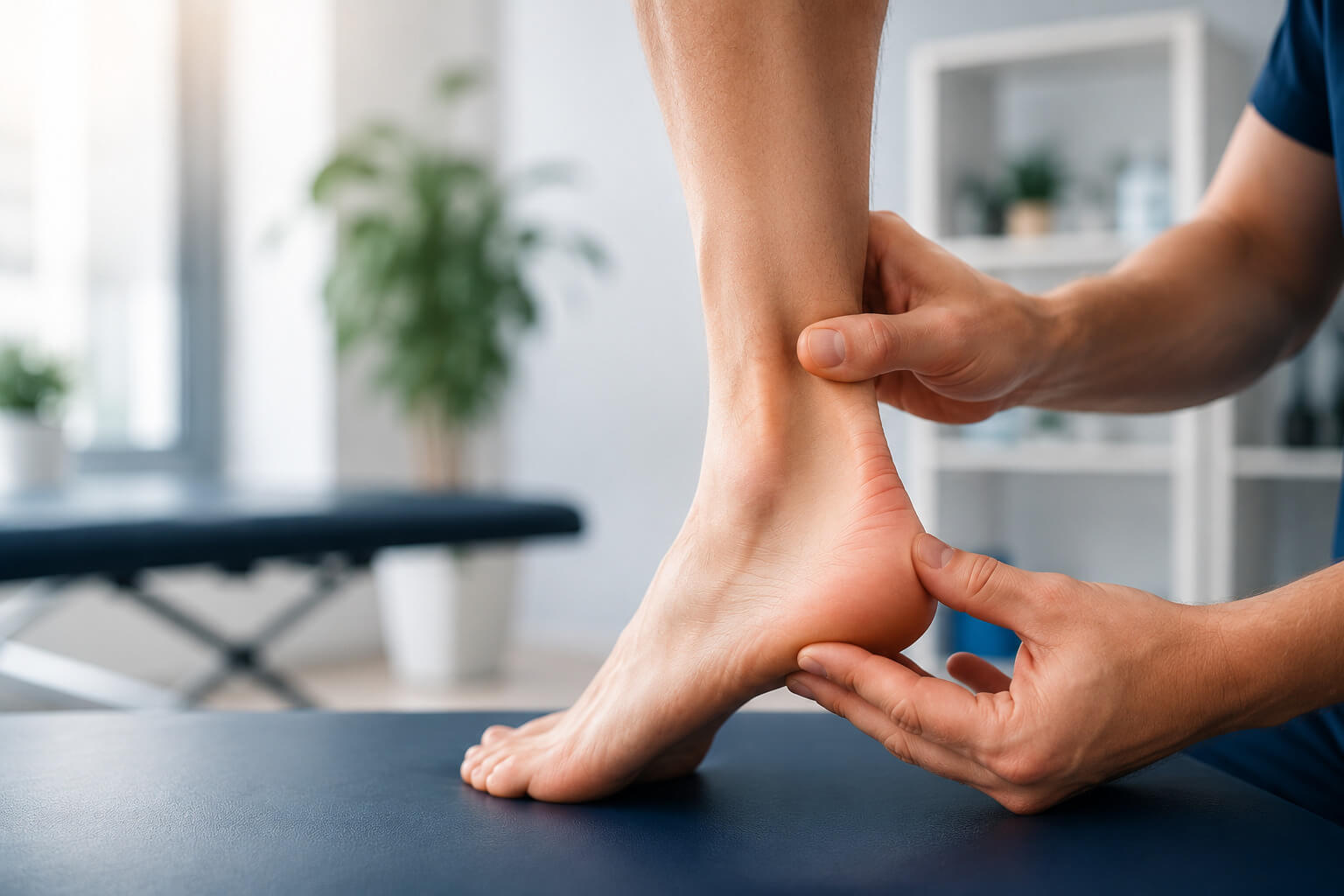 Ejercicio de rehabilitación para la inflamación del tendón de Aquiles
